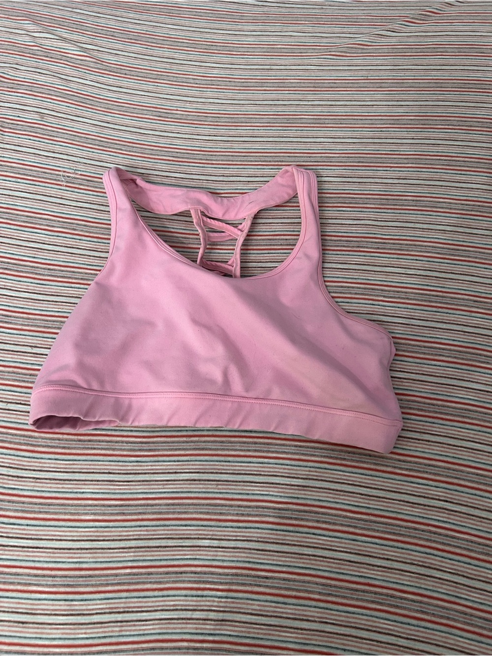 GAP Pink Strappy Back Sports Bra